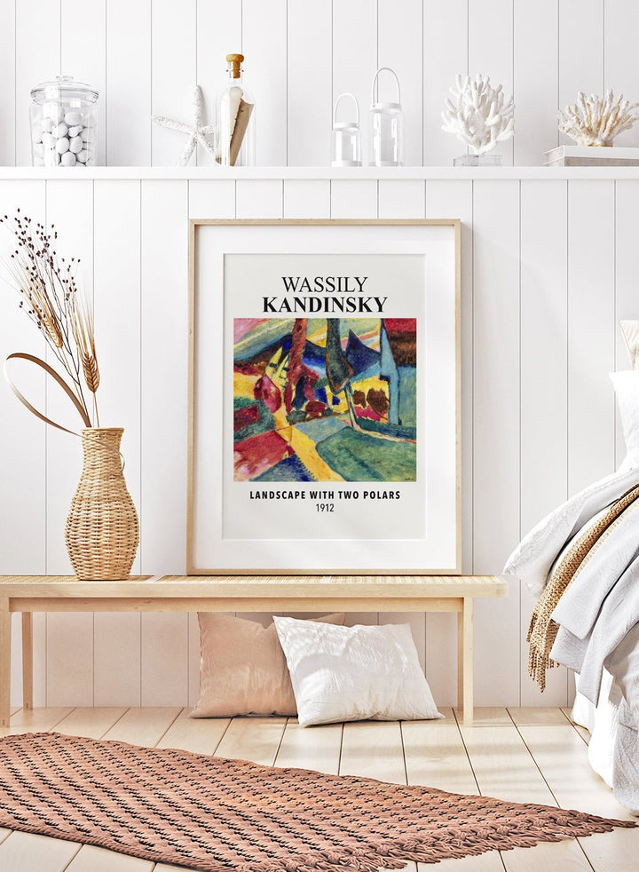 Wassily Kandinsky Landscape With Two Poplars Art Print_Sugar & Canvas