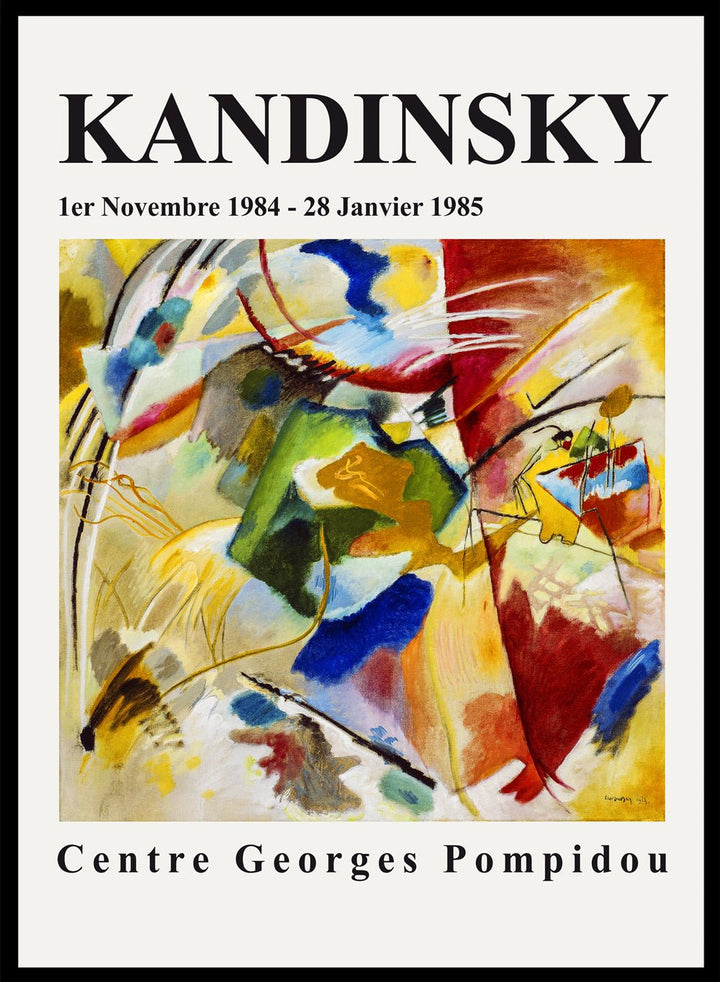 Wassily Kandinsky Painting with Green Center Art Print_Sugar & Canvas