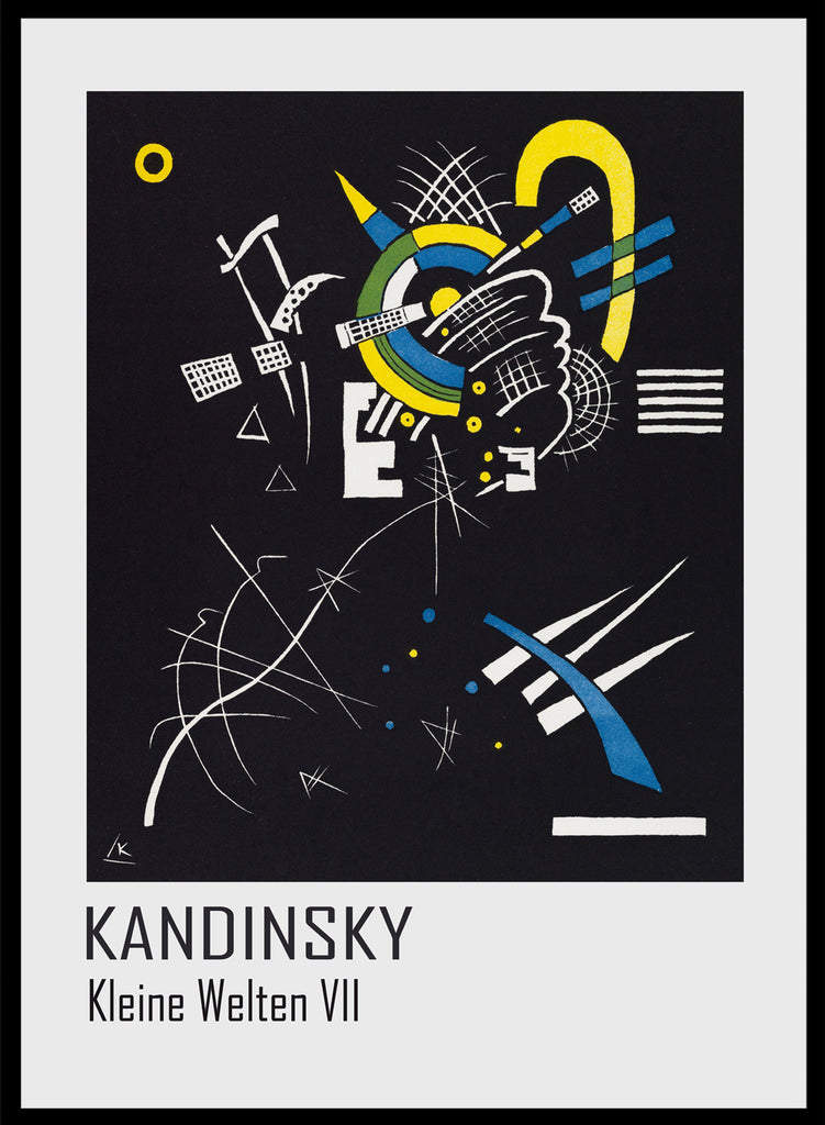Wassily Kandinsky Small Worlds VII Vintage Fine Art Print