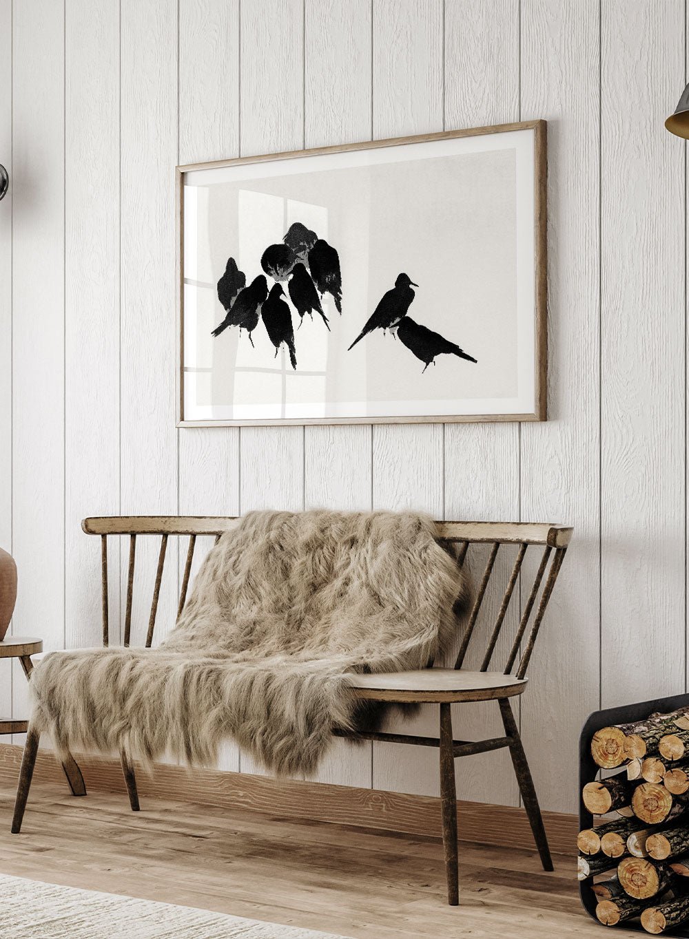 Watanabe Seitei "Crows" Art Print_Sugar & Canvas