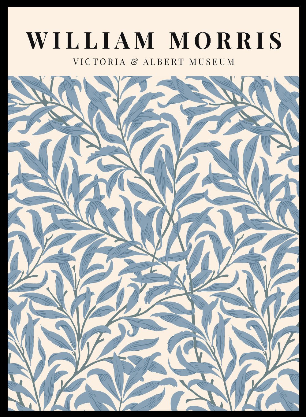 William Morris Blue Willow Bough Art Print_Sugar & Canvas