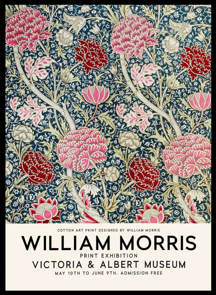 William Morris Cray Flowers Art Print_Sugar & Canvas