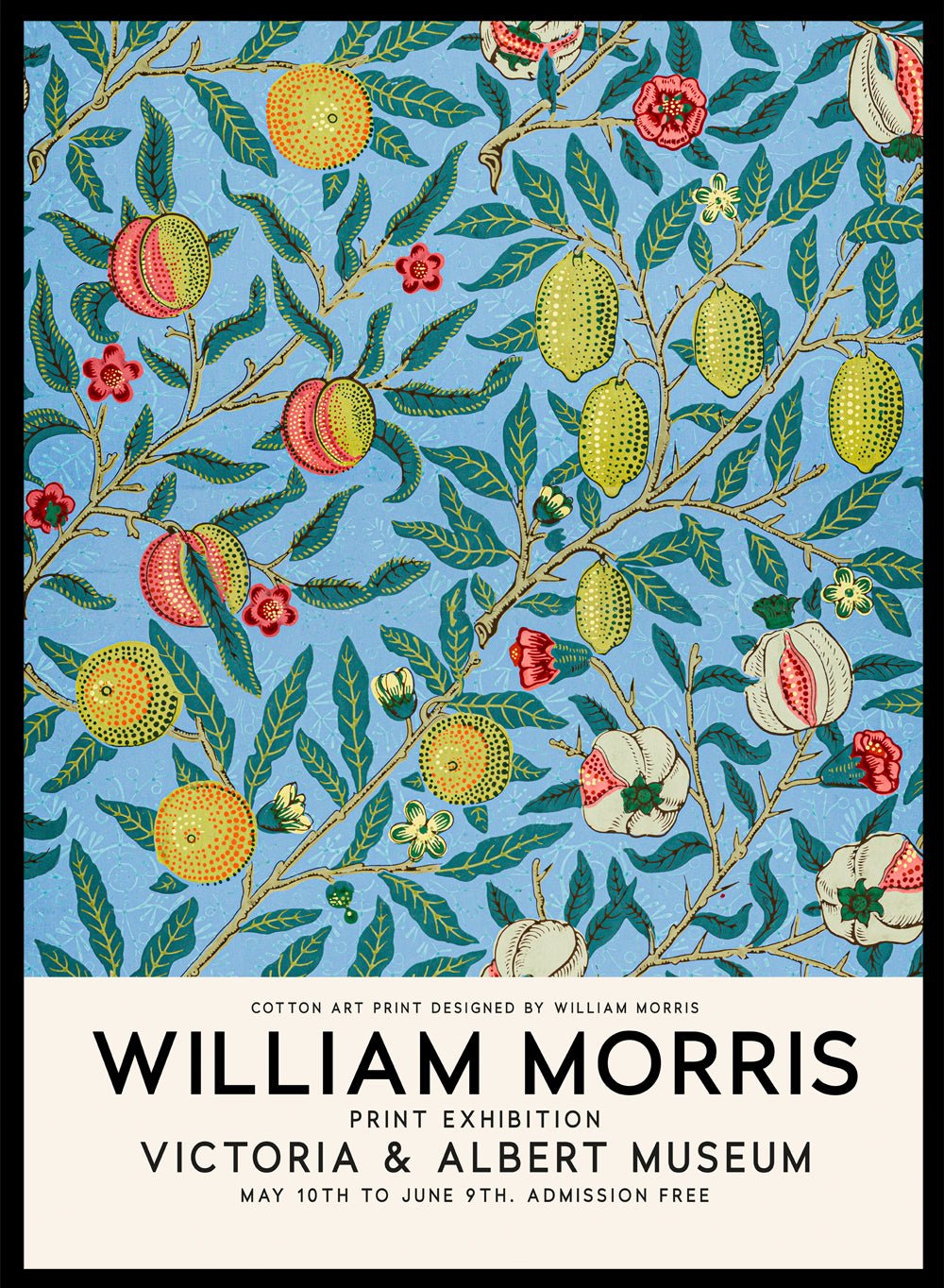 William Morris Four Fruits 1862 Art Print_Sugar & Canvas