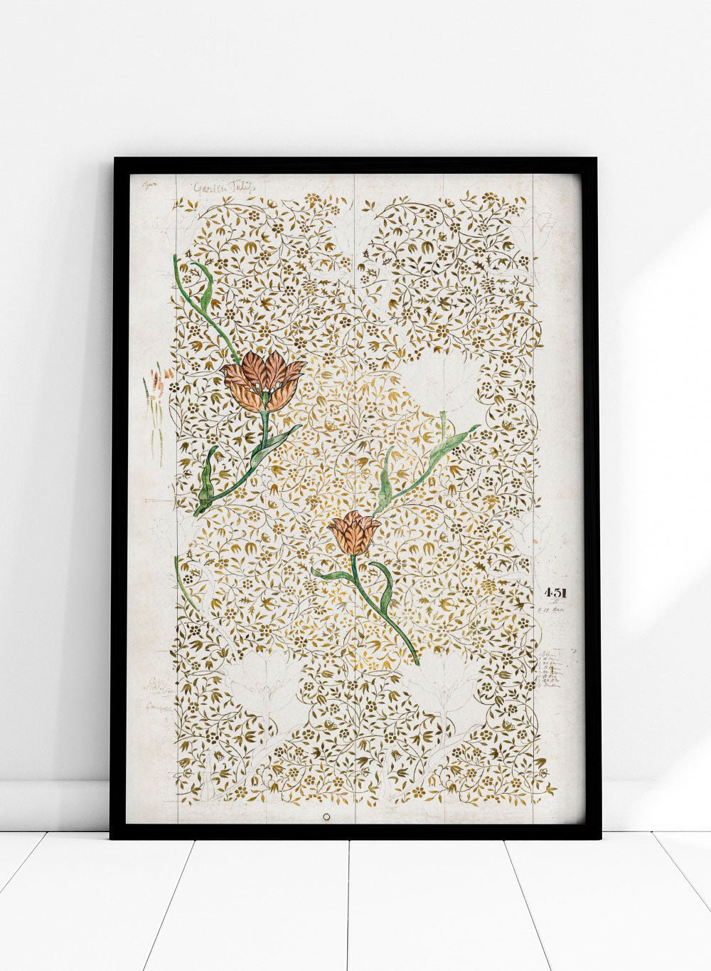 William Morris Garden Tulip 1885 Art Print_Sugar & Canvas