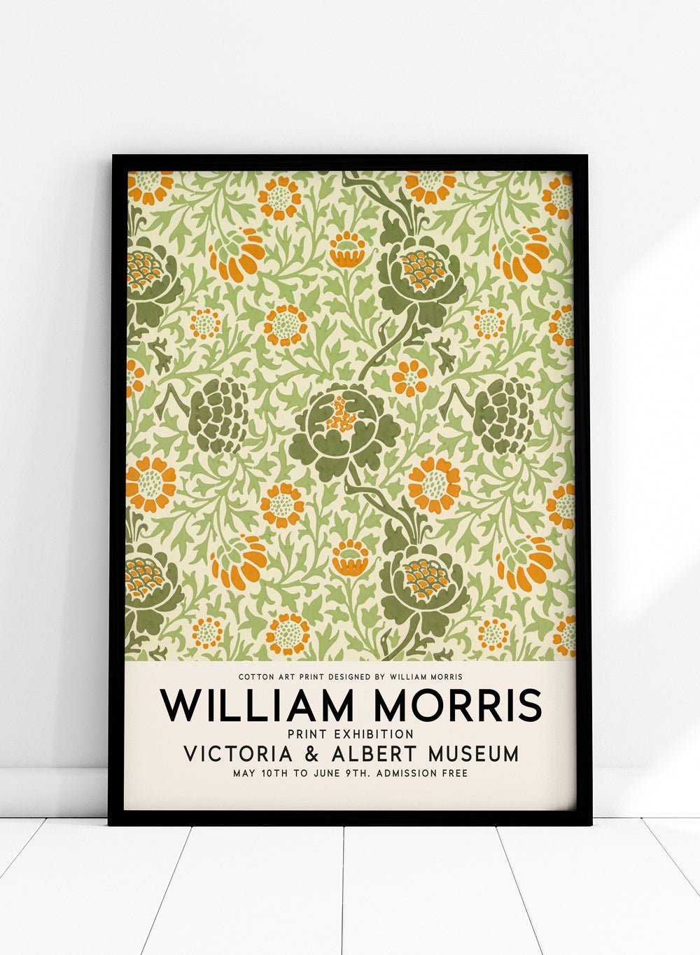 William Morris Grafton Pattern 1883 Art Print_Sugar & Canvas