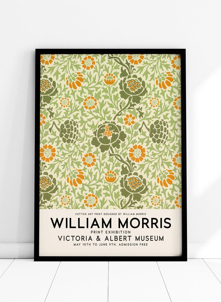 William Morris Grafton Pattern 1883 Art Print_Sugar & Canvas