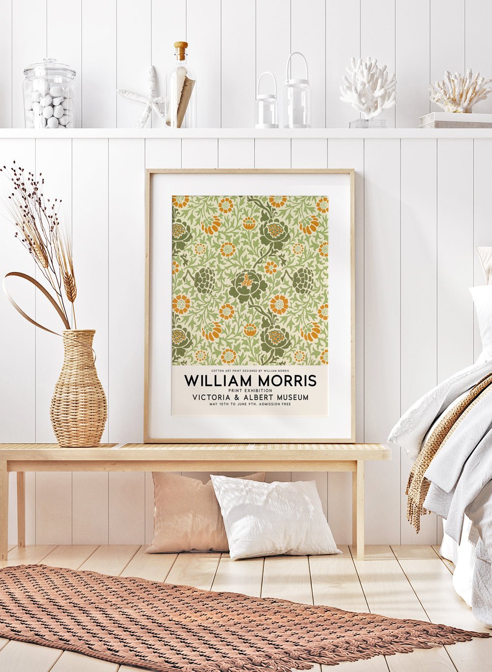 William Morris Grafton Pattern 1883 Art Print_Sugar & Canvas