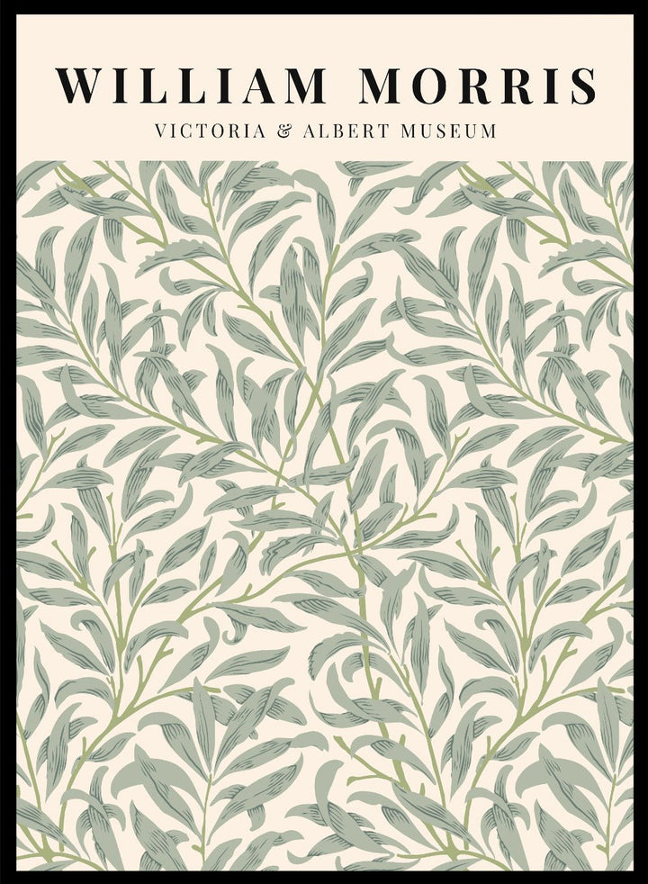 William Morris Green Willow Bough Art Print_Sugar & Canvas