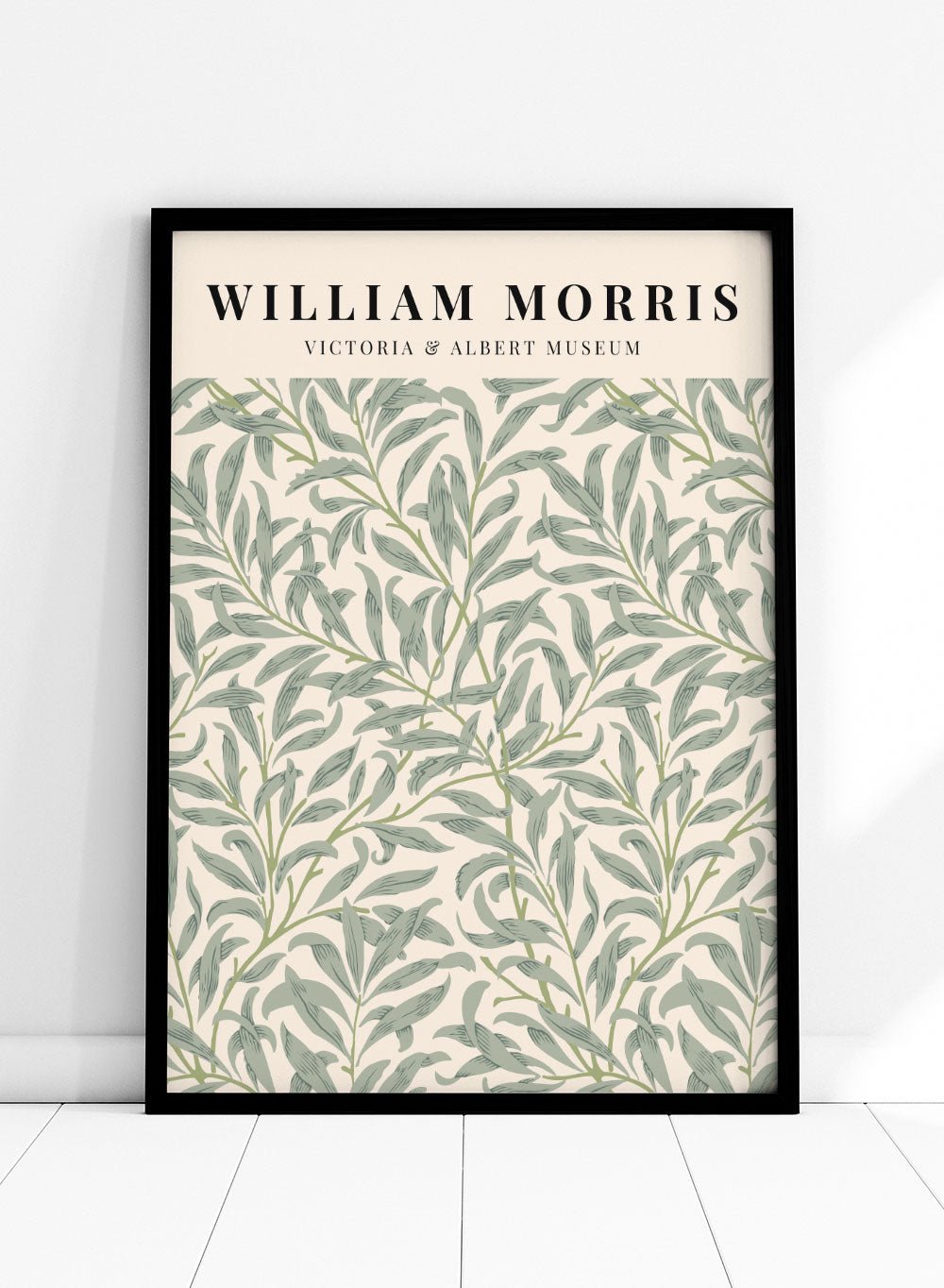 William Morris Green Willow Bough Art Print_Sugar & Canvas