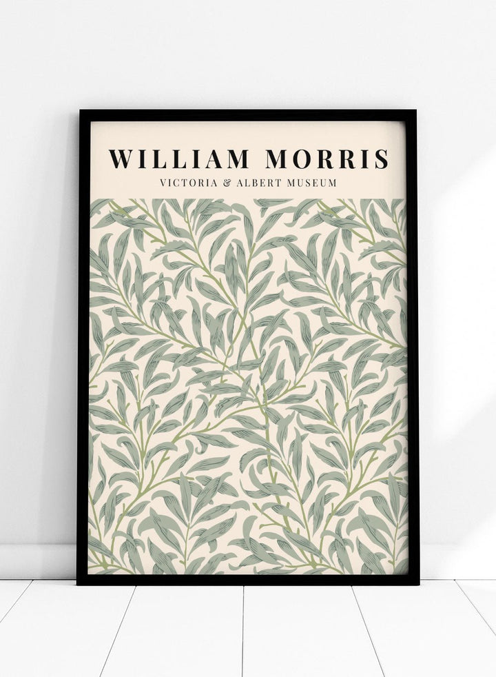 William Morris Green Willow Bough Art Print_Sugar & Canvas