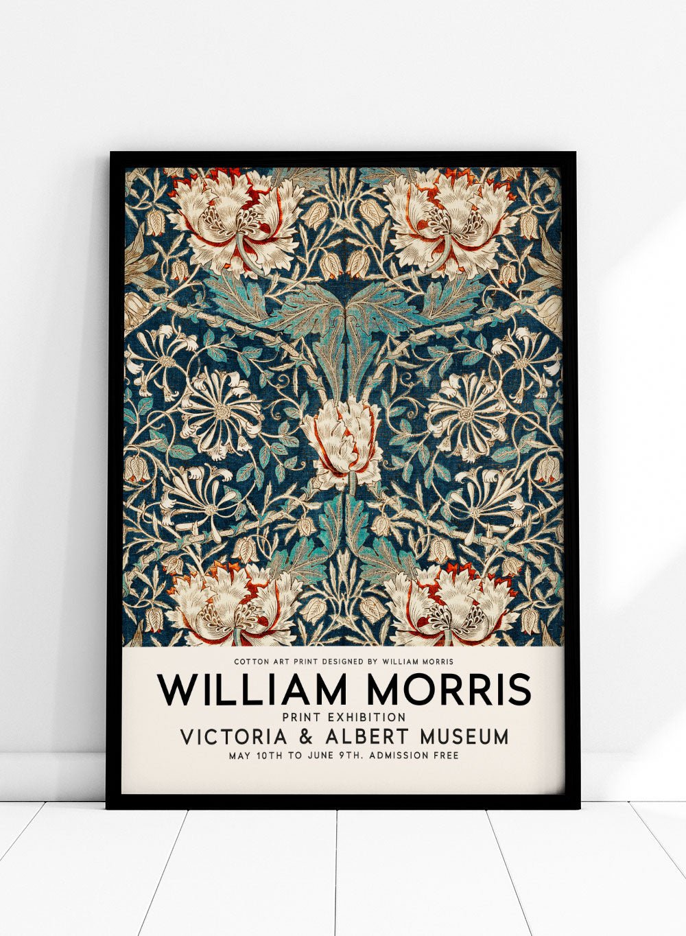 William Morris Honeysuckle Art Print_Sugar & Canvas