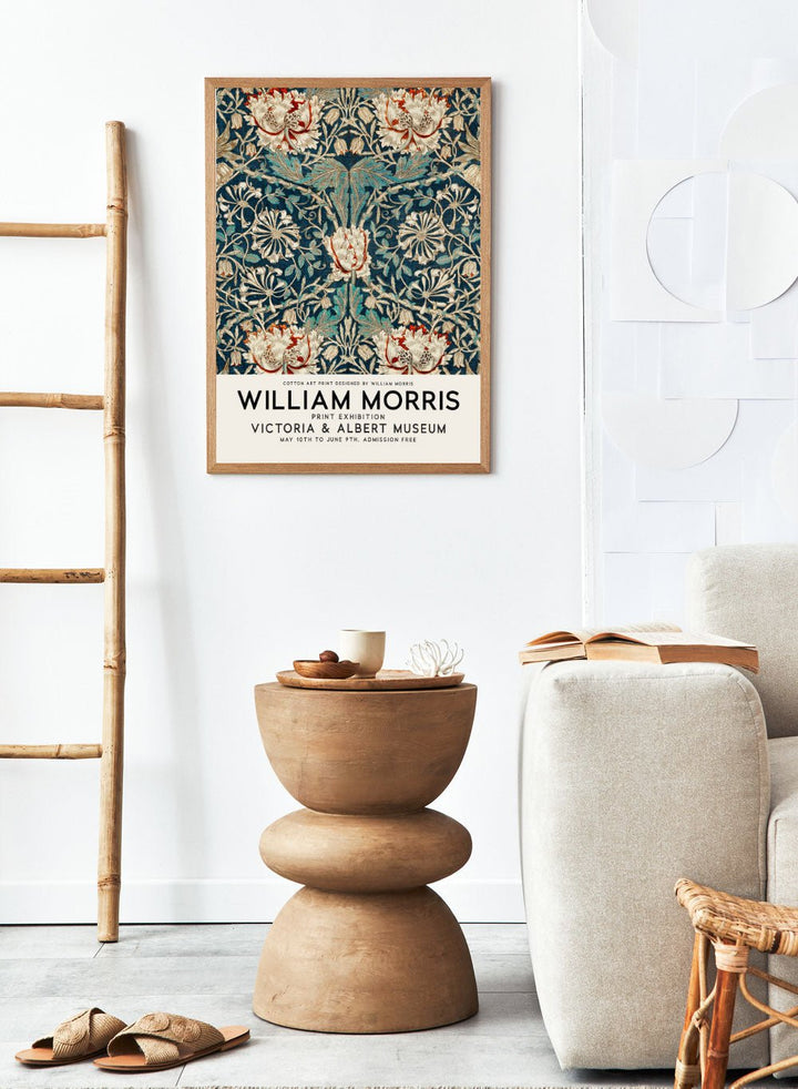 William Morris Honeysuckle Art Print_Sugar & Canvas