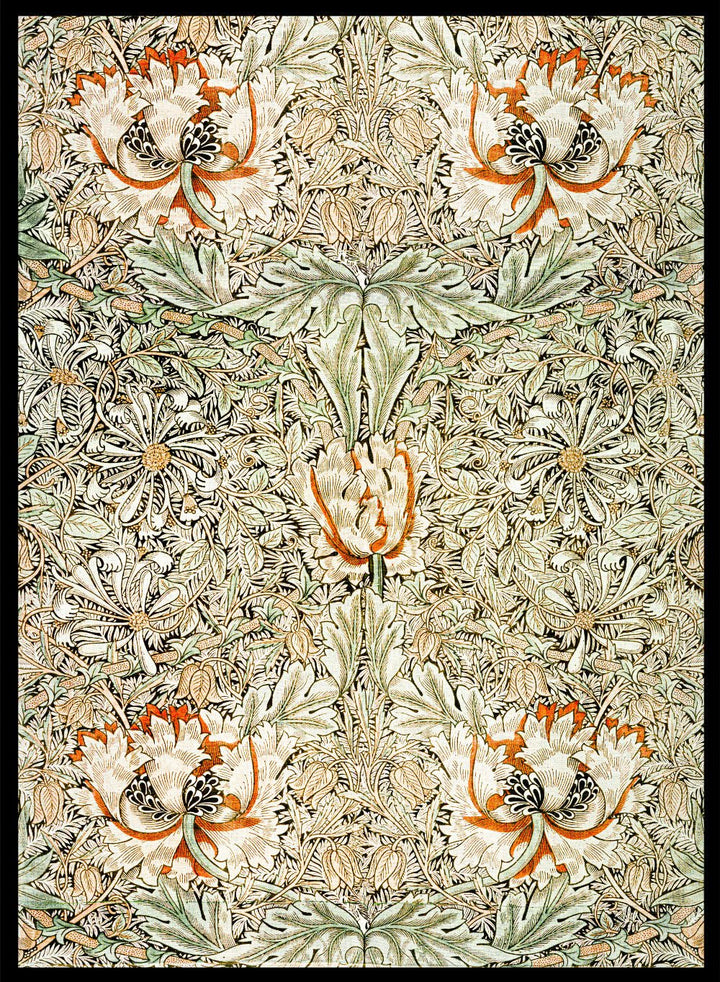 William Morris Honeysuckle Art Print_Sugar & Canvas