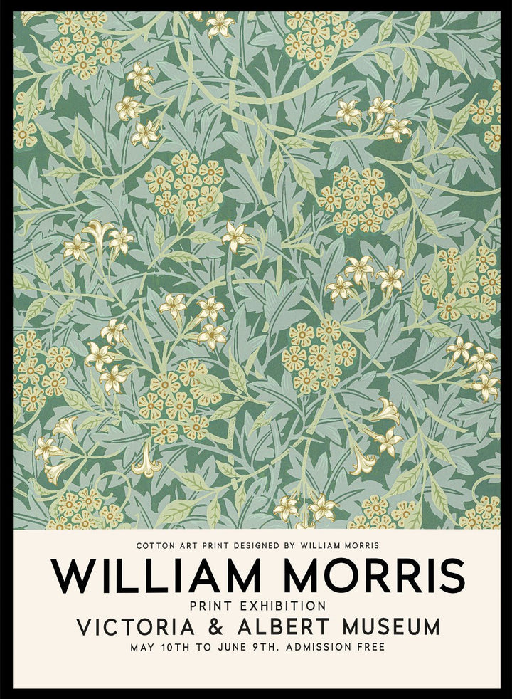 William Morris Jasmine Pattern Art Print_Sugar & Canvas