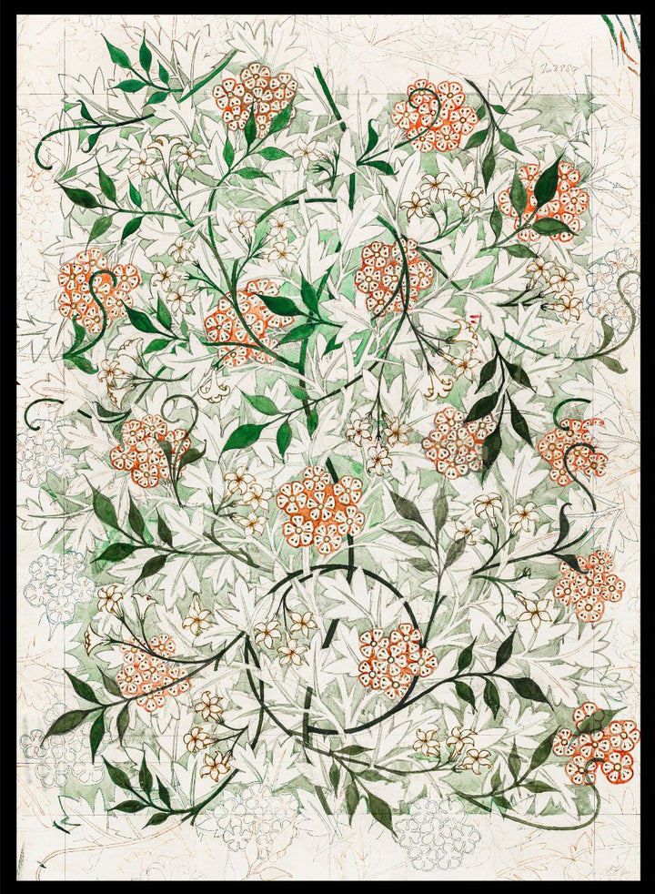 William Morris Jasmine Pattern Art Print_Sugar & Canvas