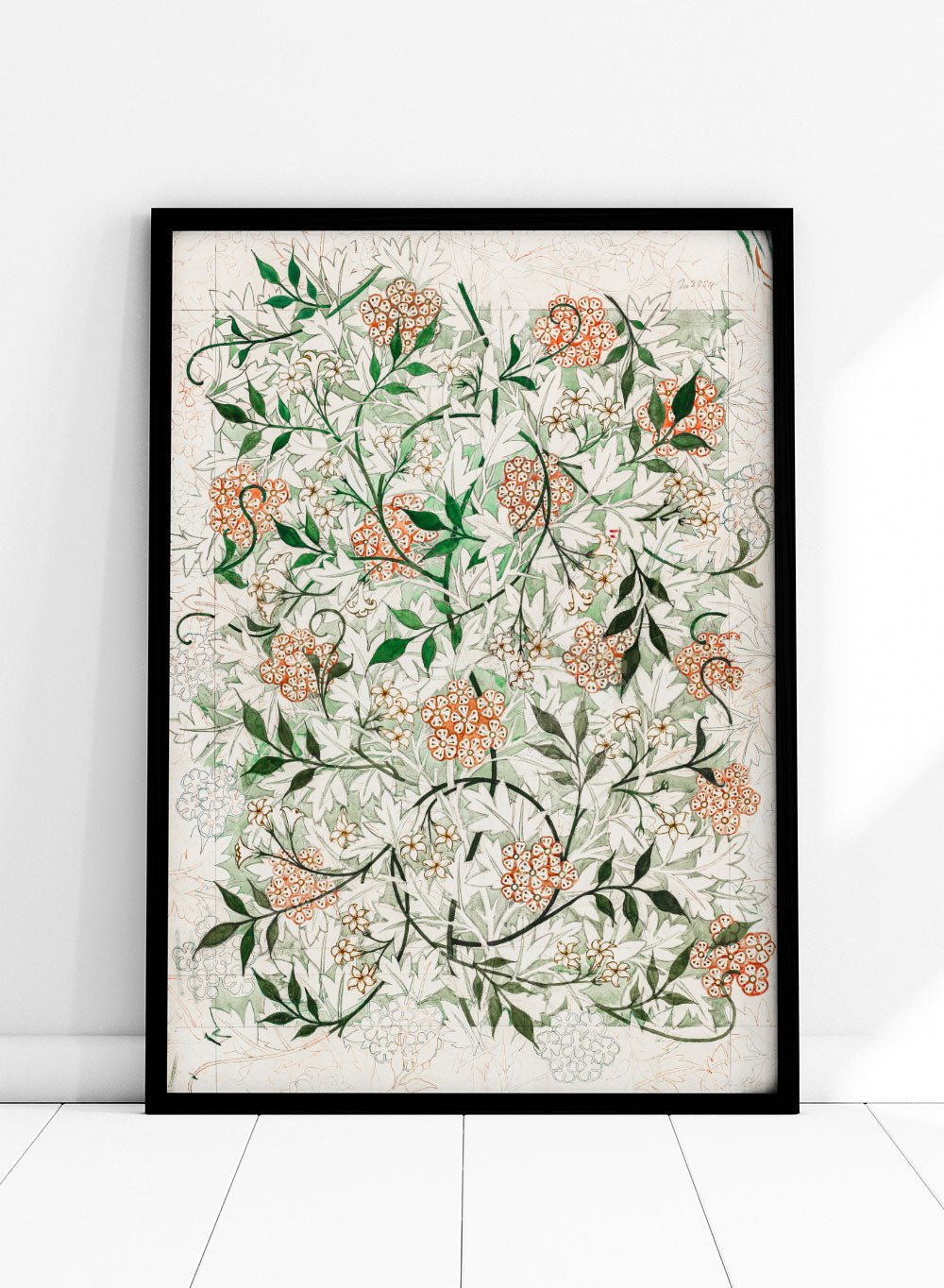 William Morris Jasmine Pattern Art Print_Sugar & Canvas