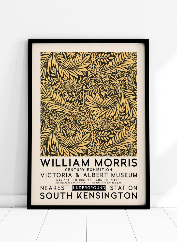 William Morris Larkspur Art Print_Sugar & Canvas