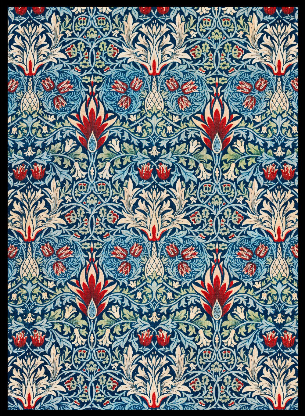 William Morris Snakeshead Flowers Art Print_Sugar & Canvas