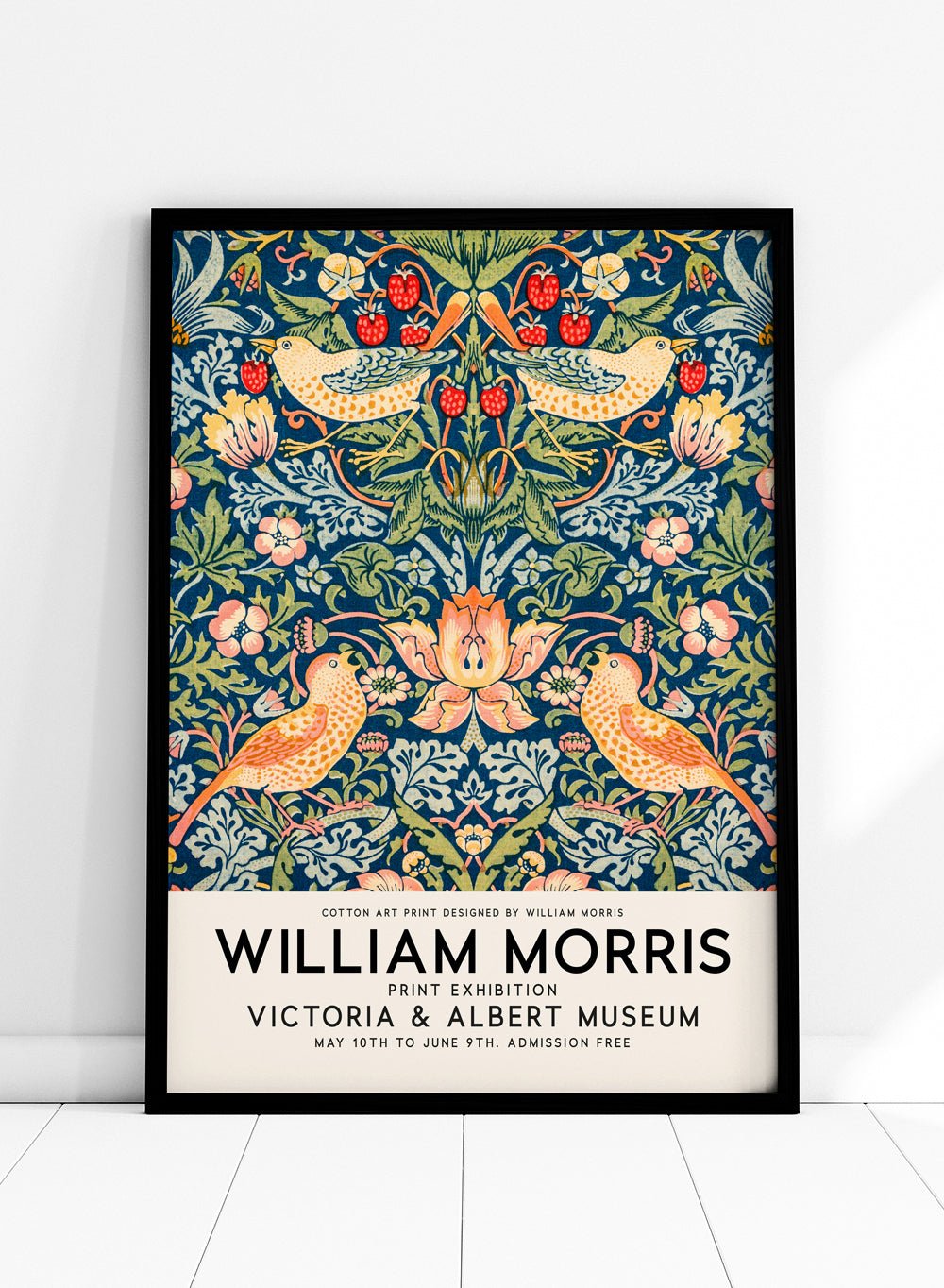 William Morris Strawberry Thief Art Print_Sugar & Canvas