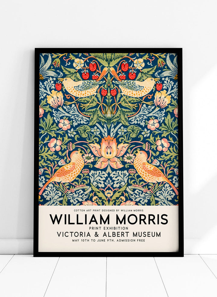 William Morris Strawberry Thief Art Print_Sugar & Canvas