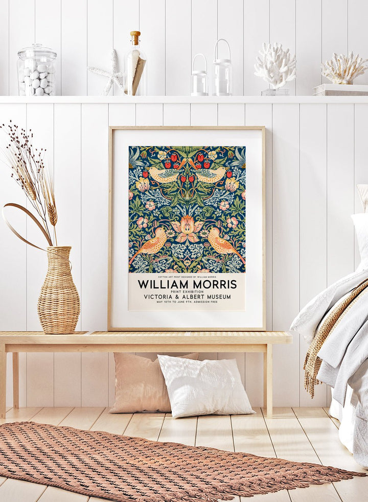 William Morris Strawberry Thief Art Print_Sugar & Canvas