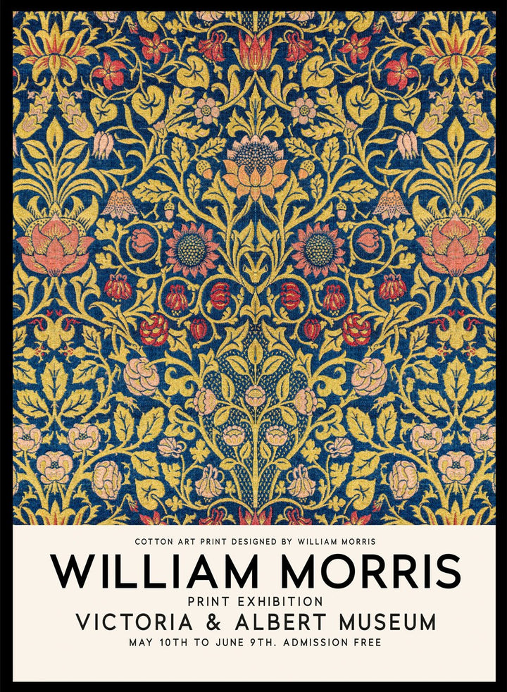 William Morris Violet and Columbine 1883 Art Print_Sugar & Canvas