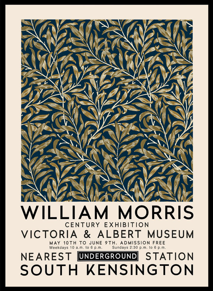 William Morris Willow Bough Art Print_Sugar & Canvas