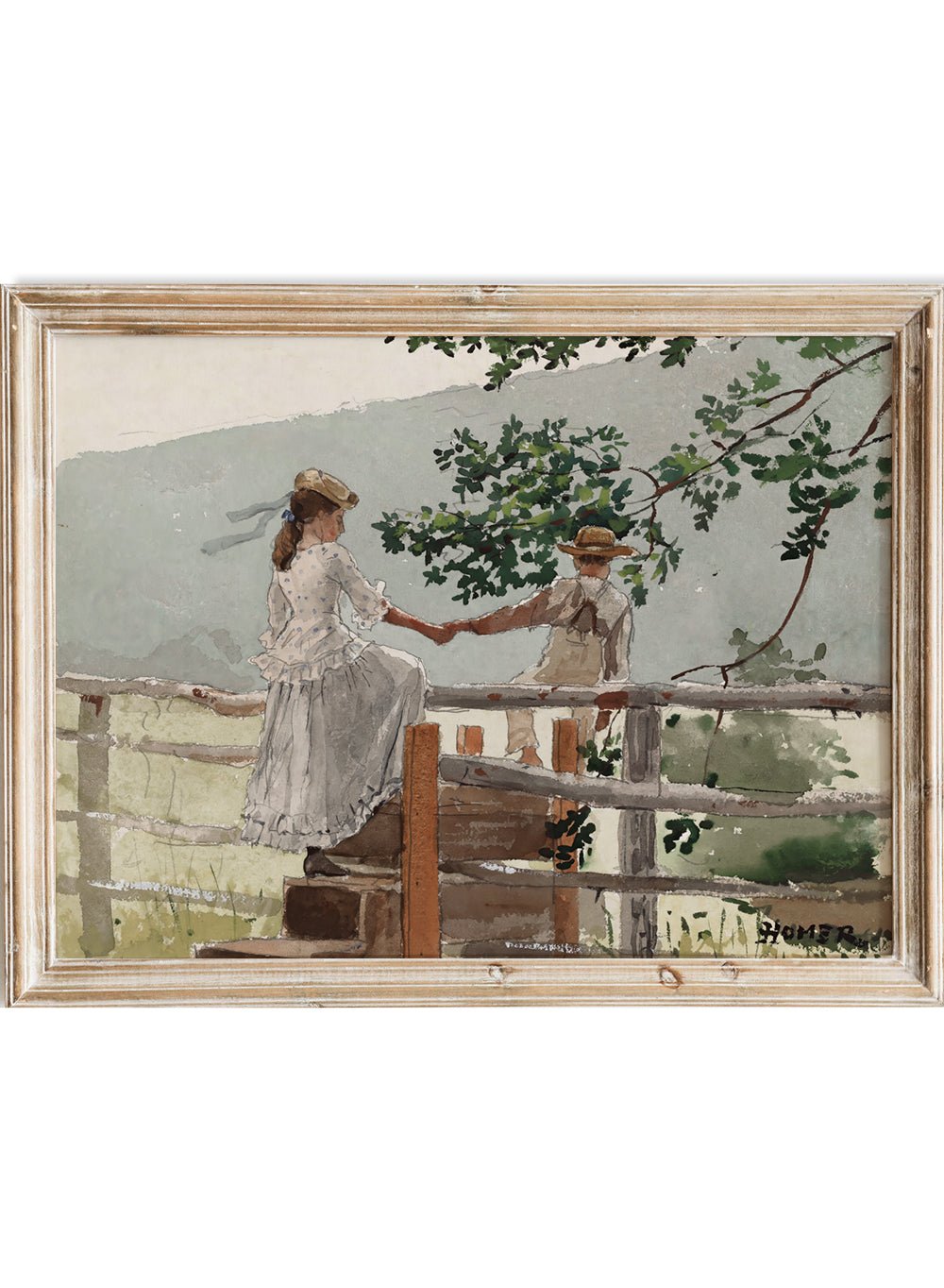 "On the Stile" Art Print_Sugar & Canvas