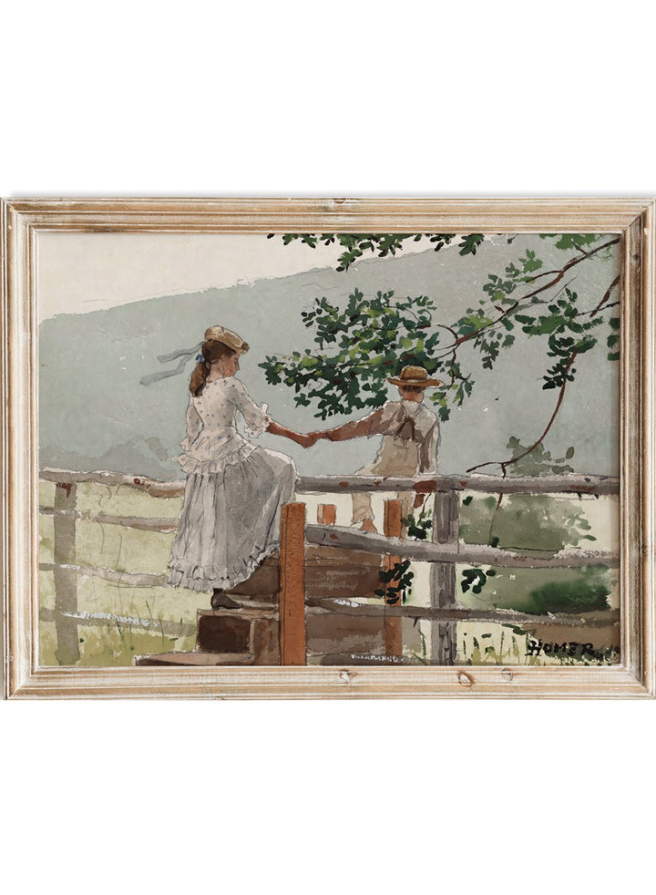 "On the Stile" Art Print_Sugar & Canvas