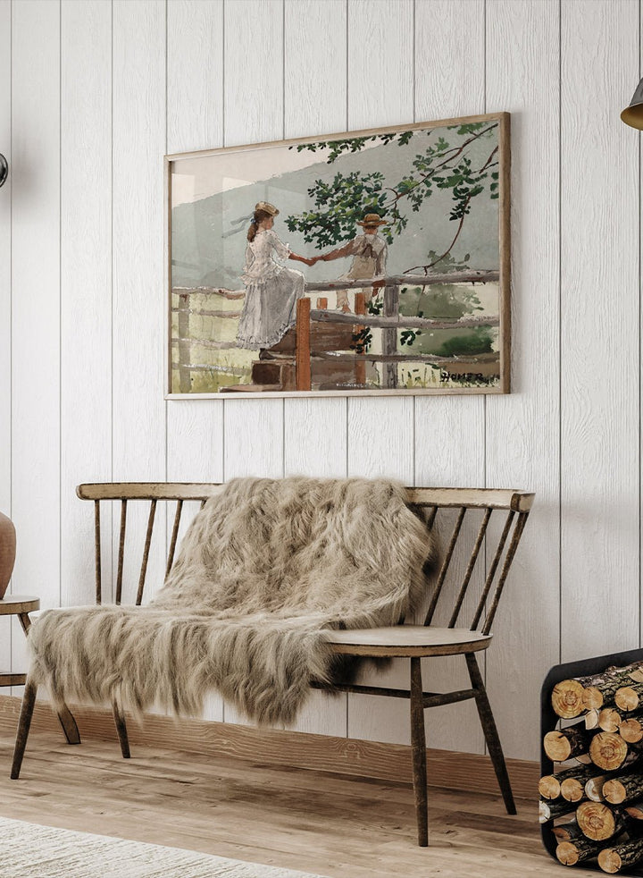 "On the Stile" Art Print_Sugar & Canvas