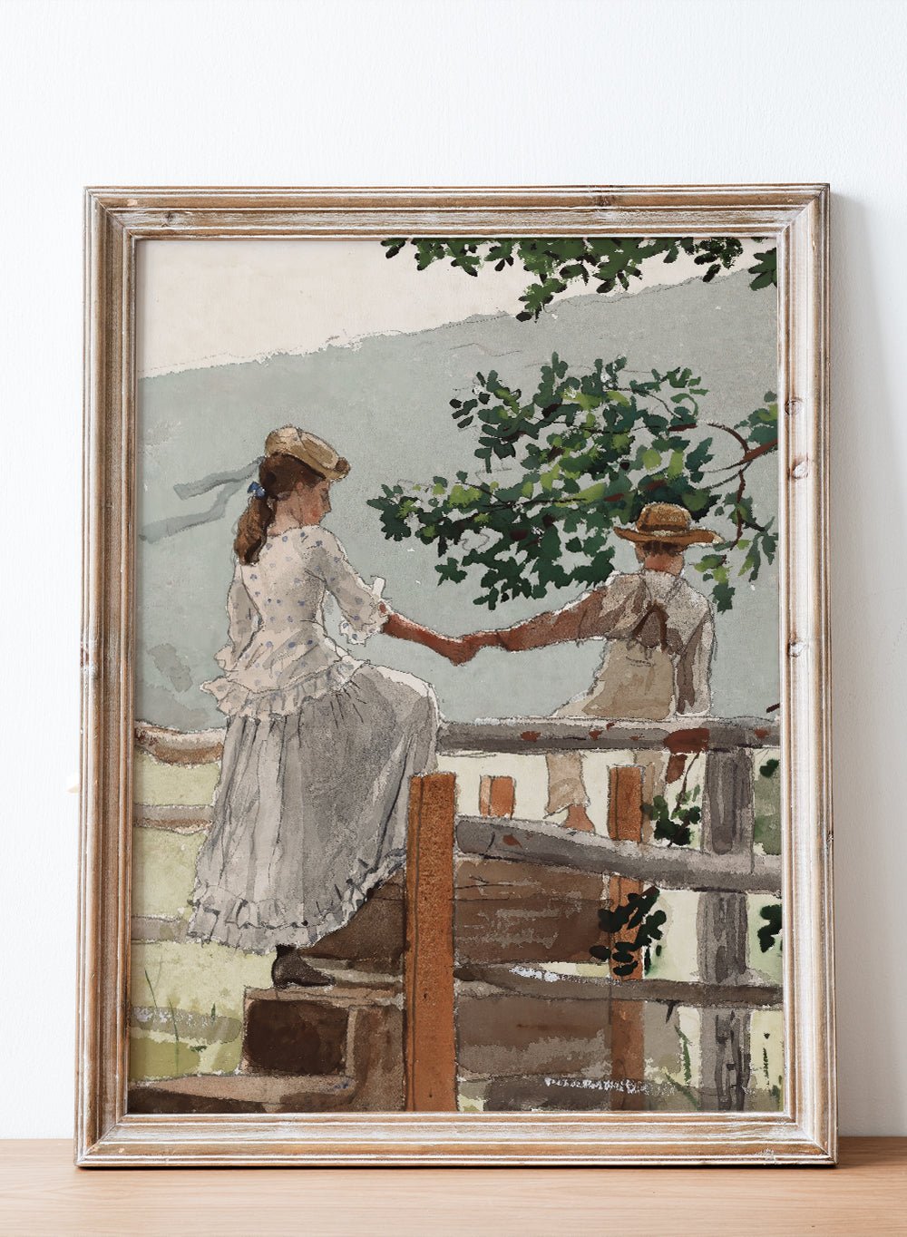 "On the Stile" Art Print_Sugar & Canvas