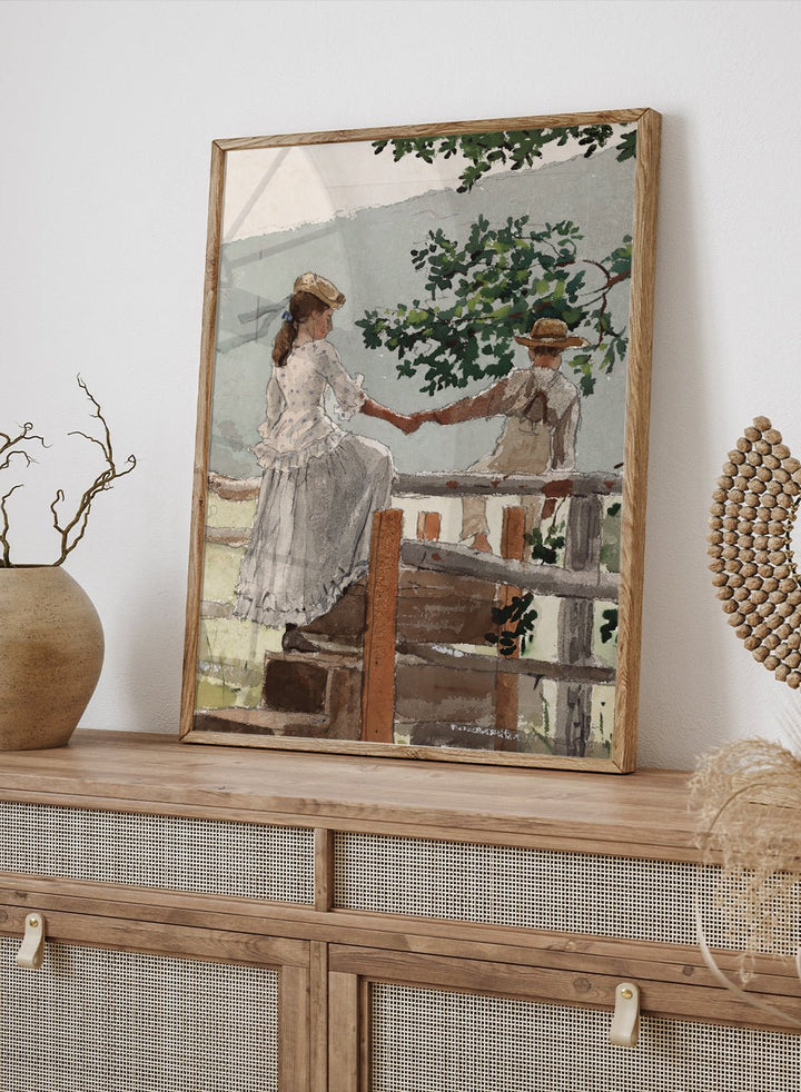 "On the Stile" Art Print_Sugar & Canvas