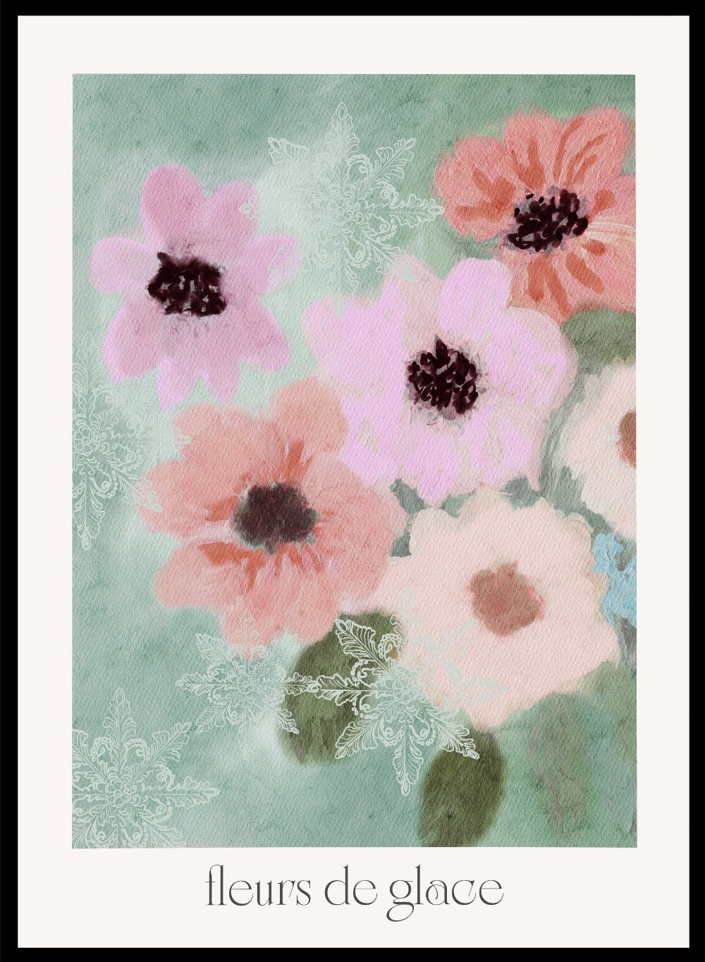 Frosted Garden Art Print_Sugar & Canvas