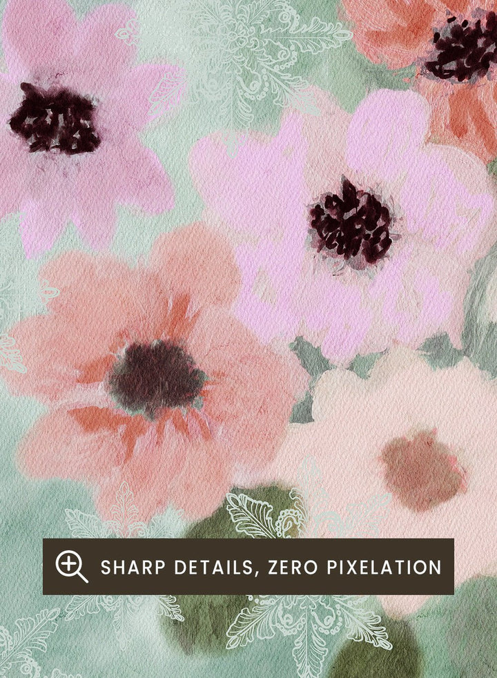 Frosted Garden Art Print_Sugar & Canvas