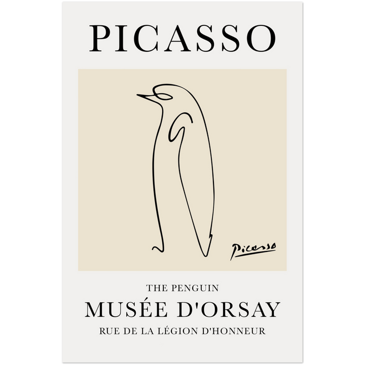 The Penguin Line Drawing by Pablo Picasso Print0dc2bb14-eb2b-420b-9d66-48d8762e31c1Sugar & Canvas