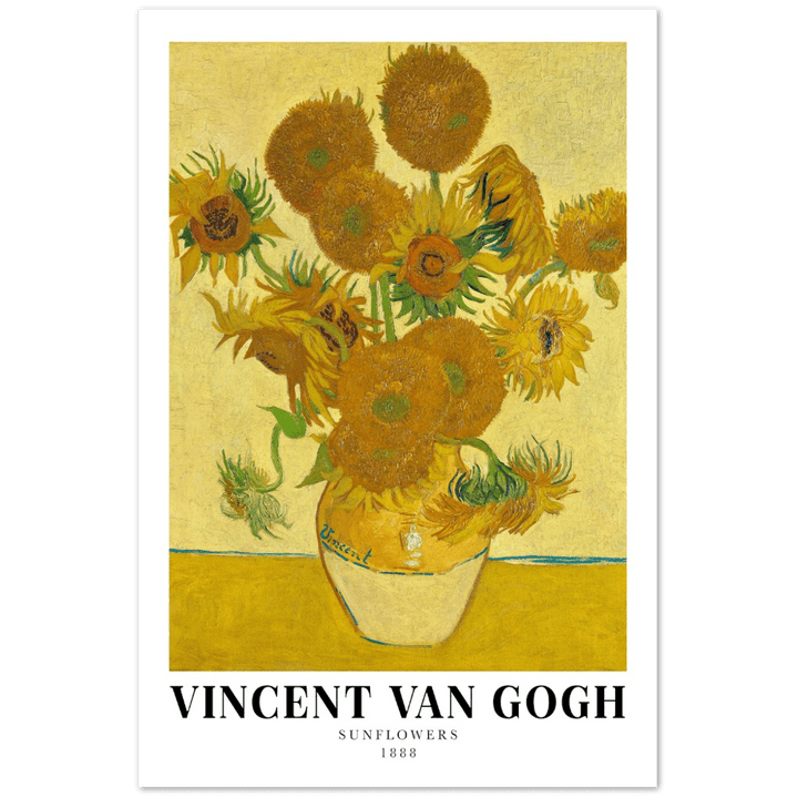 Van Gogh Sunflowers 1888 Art Print_Sugar & Canvas
