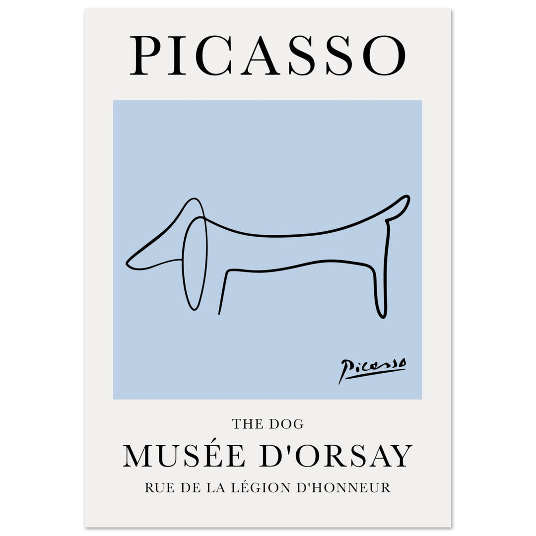 The Dog Line Drawing by Pablo Picasso Print_Sugar & Canvas