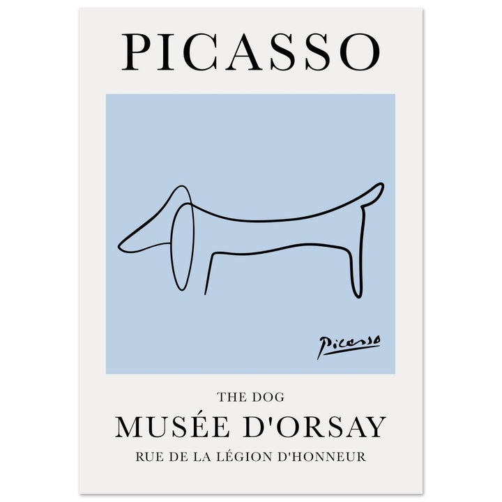 The Dog Line Drawing by Pablo Picasso Print_Sugar & Canvas