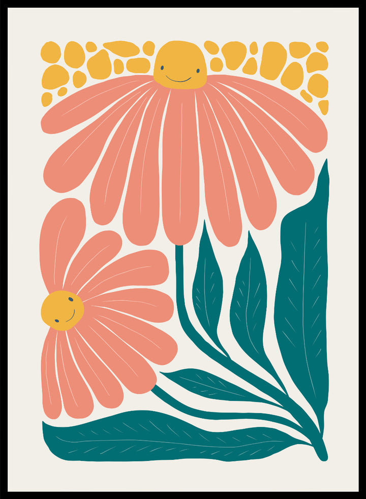 Abstract Botanical Art Print #FM91