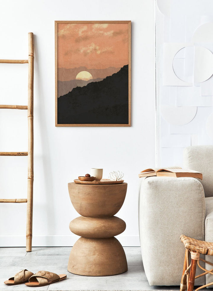 Abstract Mountains Art Print_Sugar & Canvas