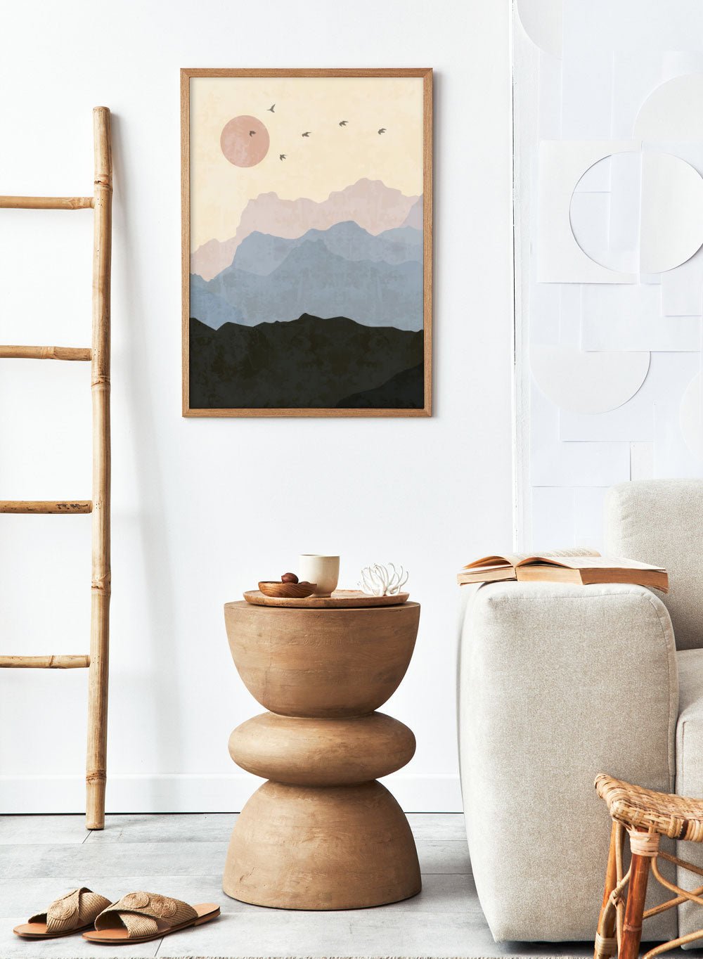 Abstract Mountains Art Print_Sugar & Canvas