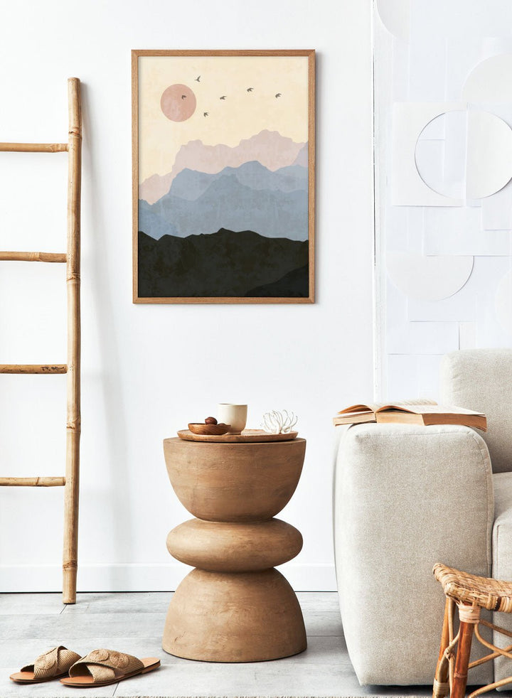 Abstract Mountains Art Print_Sugar & Canvas