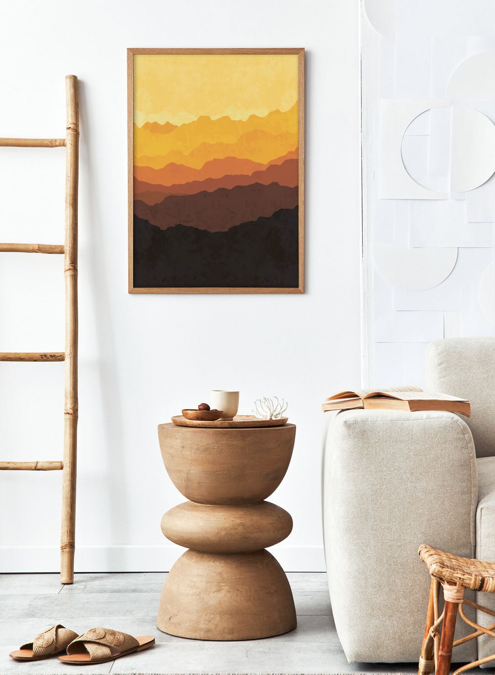 Abstract Mountains Art Print_Sugar & Canvas