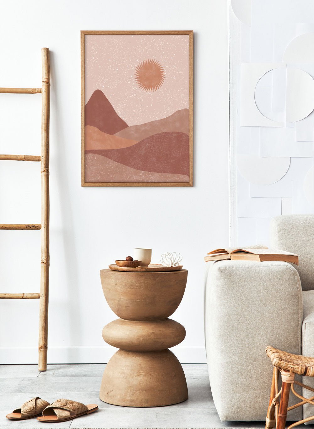 Abstract Sunset Art Print_Sugar & Canvas