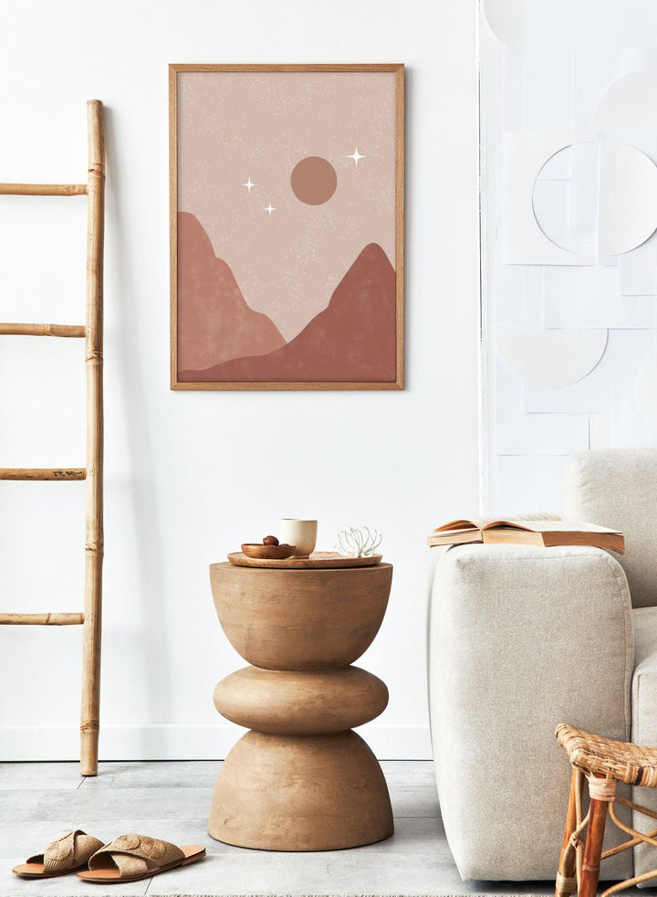 Abstract Sunset Art Print_Sugar & Canvas