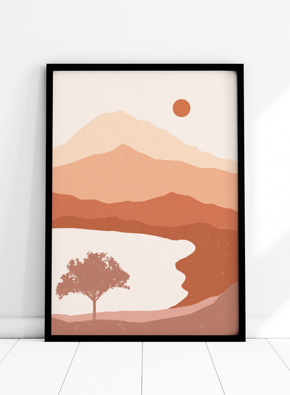 Abstract Landscape Art Print_Sugar & Canvas