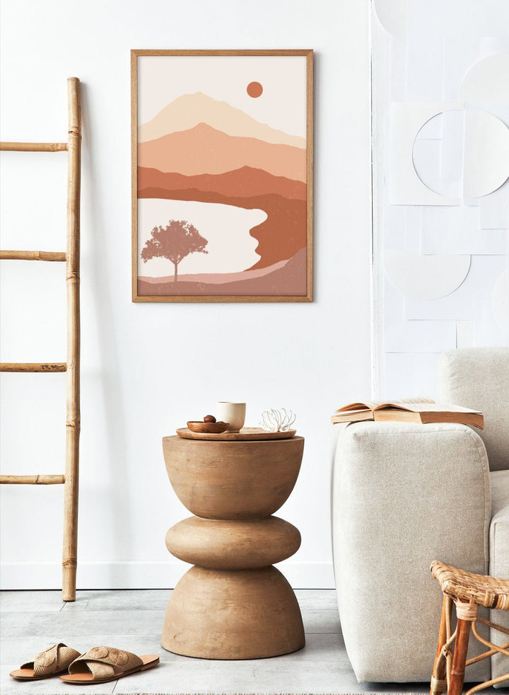 Abstract Landscape Art Print_Sugar & Canvas