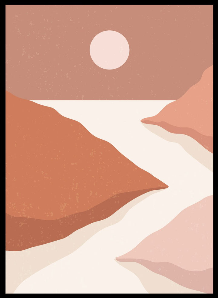 Abstract Landscape Art Print_Sugar & Canvas