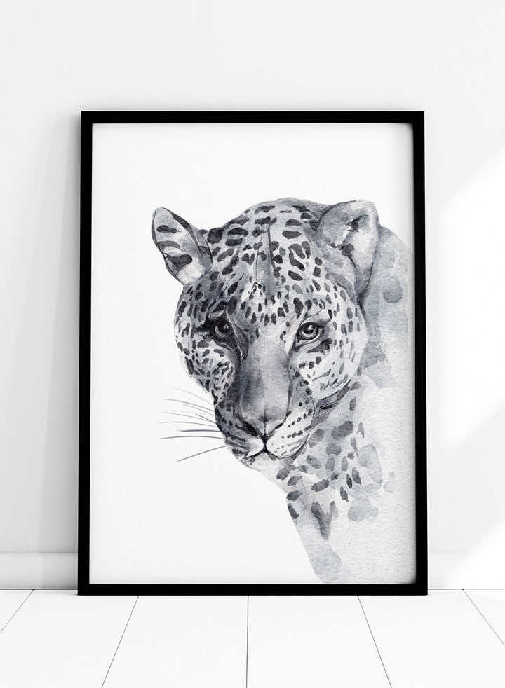 Leopard Safari Animal Art Print_Sugar & Canvas