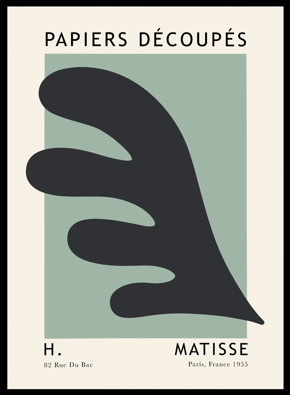 The Cut - Outs Inspired by Henri Matisse Print M54_Sugar & Canvas